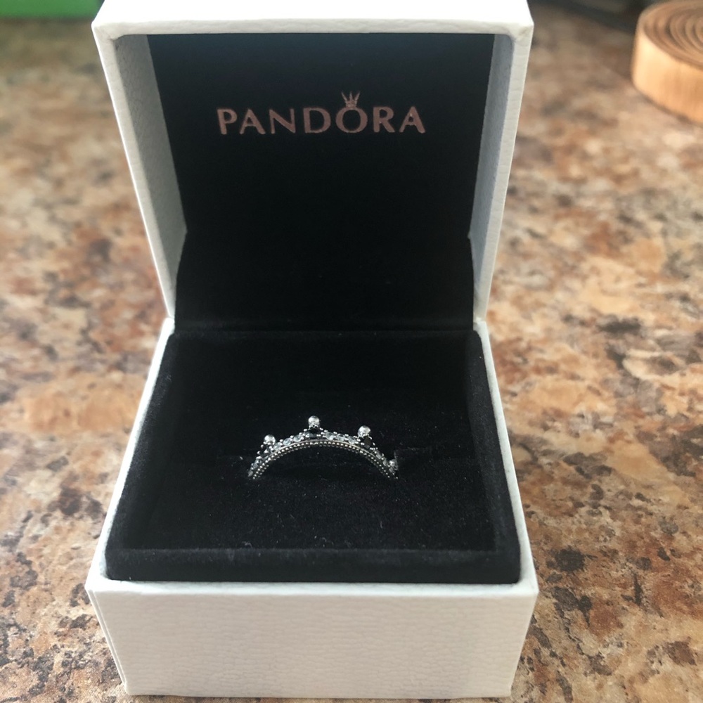 Pandora Sterling Silver Enchanted Crown Ring